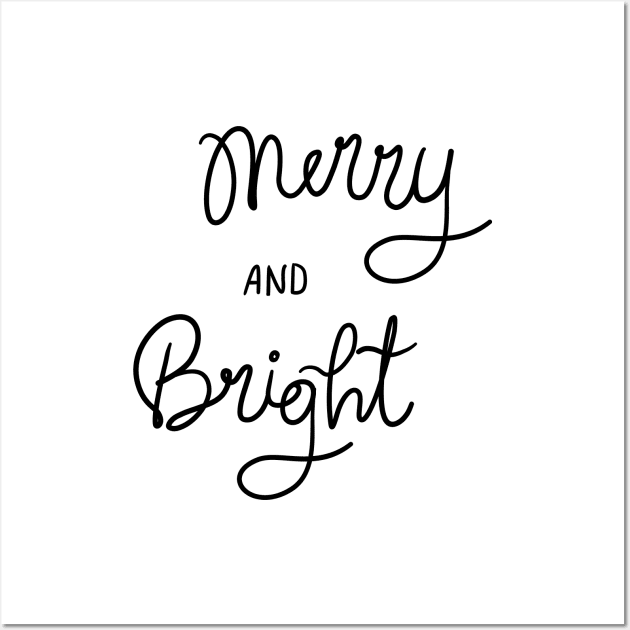 Merry and Bright Wall Art by DanielK